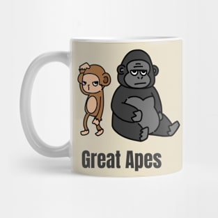 Great Apes Monkey and Gorilla Mug